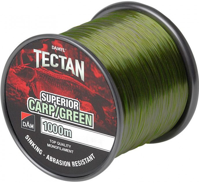 

Леска рыболовная DAM Damyl Tectan Carp 1000 м 0.30 мм 7.0 кг Green