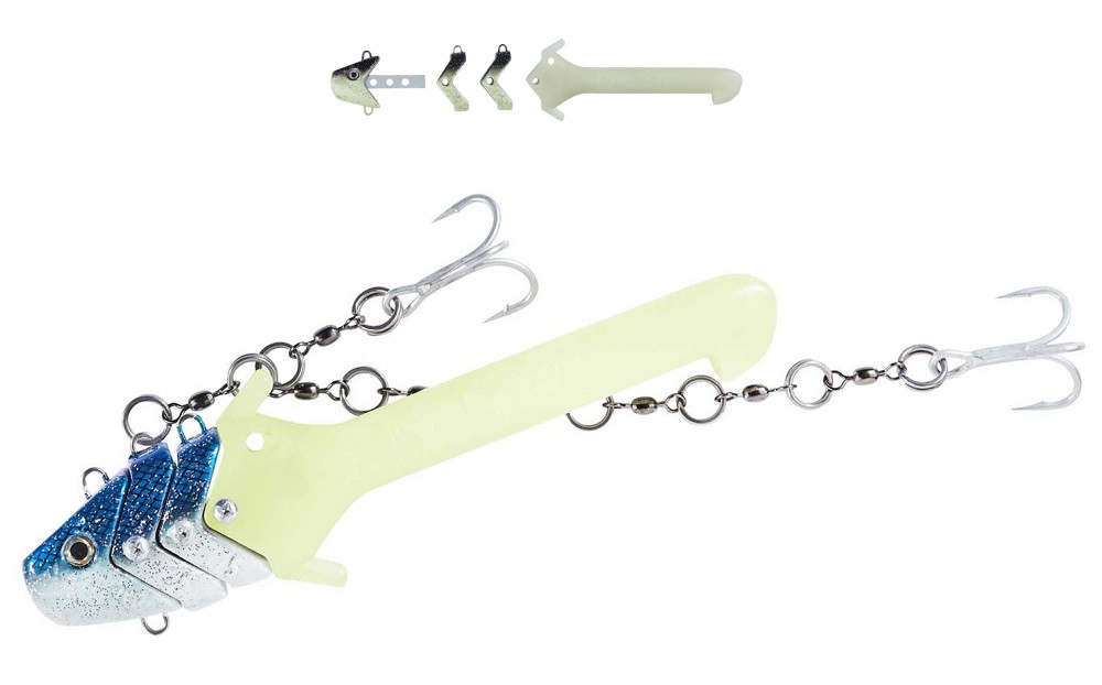 

Оснастка с тройниками Balzer Dead Bait 21см Blue