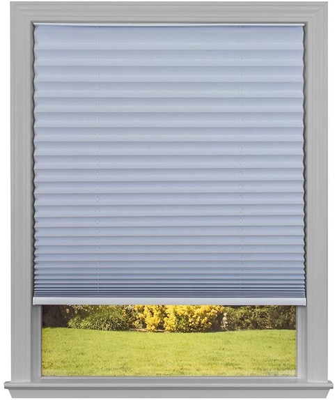 

Беспроводные тканевые сотовые шторы-плиссе Redi Shade Easy Lift Trim-at-Home Светоблокирующие 52х162 см Натуральный белый