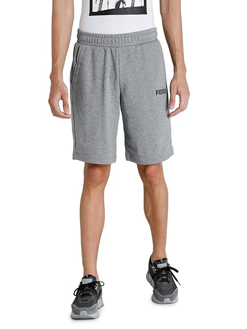 Акція на Шорти бавовняні короткі чоловічі Puma ESS Sweat 10' Bermudas TR M 84724002 XXL Medium Gray Heather від Rozetka