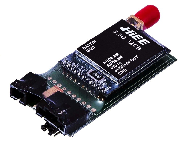 

Видеопередатчик HIEE 5.8GHz TS3202 200mW 3S-6S 32 канала для FPV систем 800м