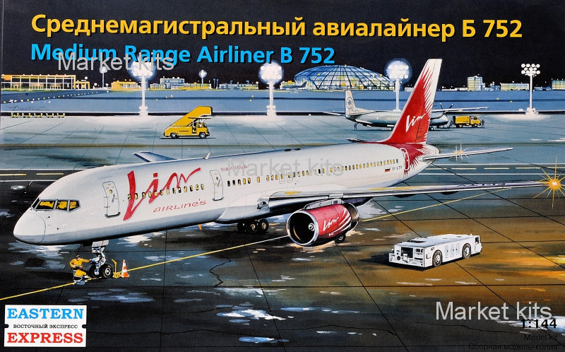 

Среднемагистральный авиалайнер Б-752 1:144 Eastern Express (EE14428)