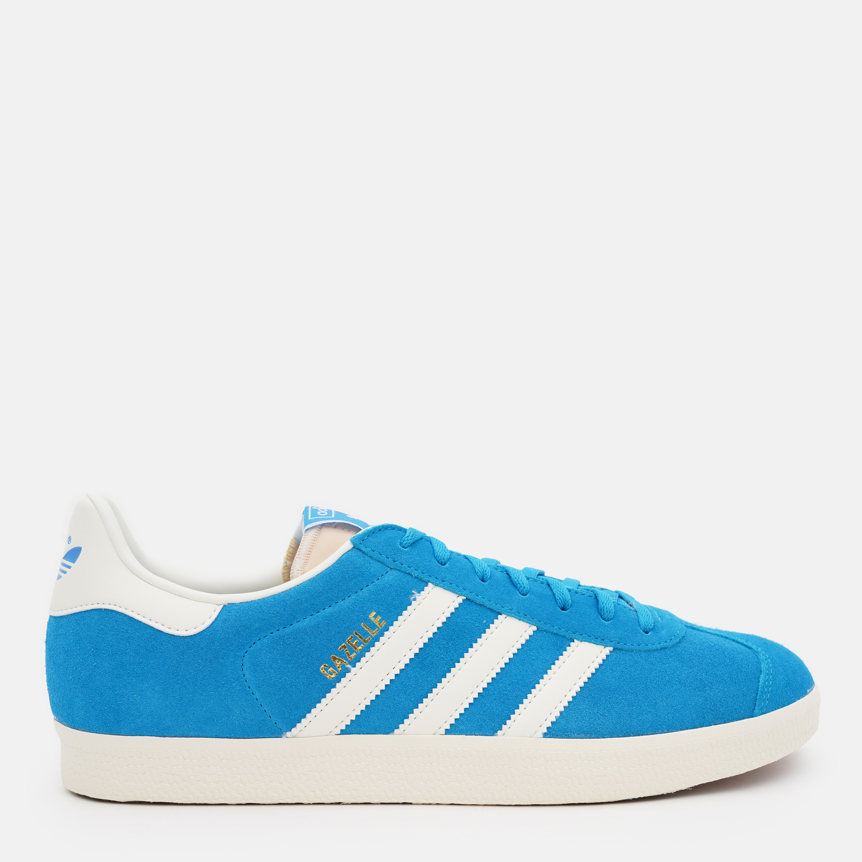 Акція на Чоловічі кеди низькі Adidas Gazelle GY7337 41.5 (7.5UK) 26 см Boaqua/Owhite/Cwhite від Rozetka