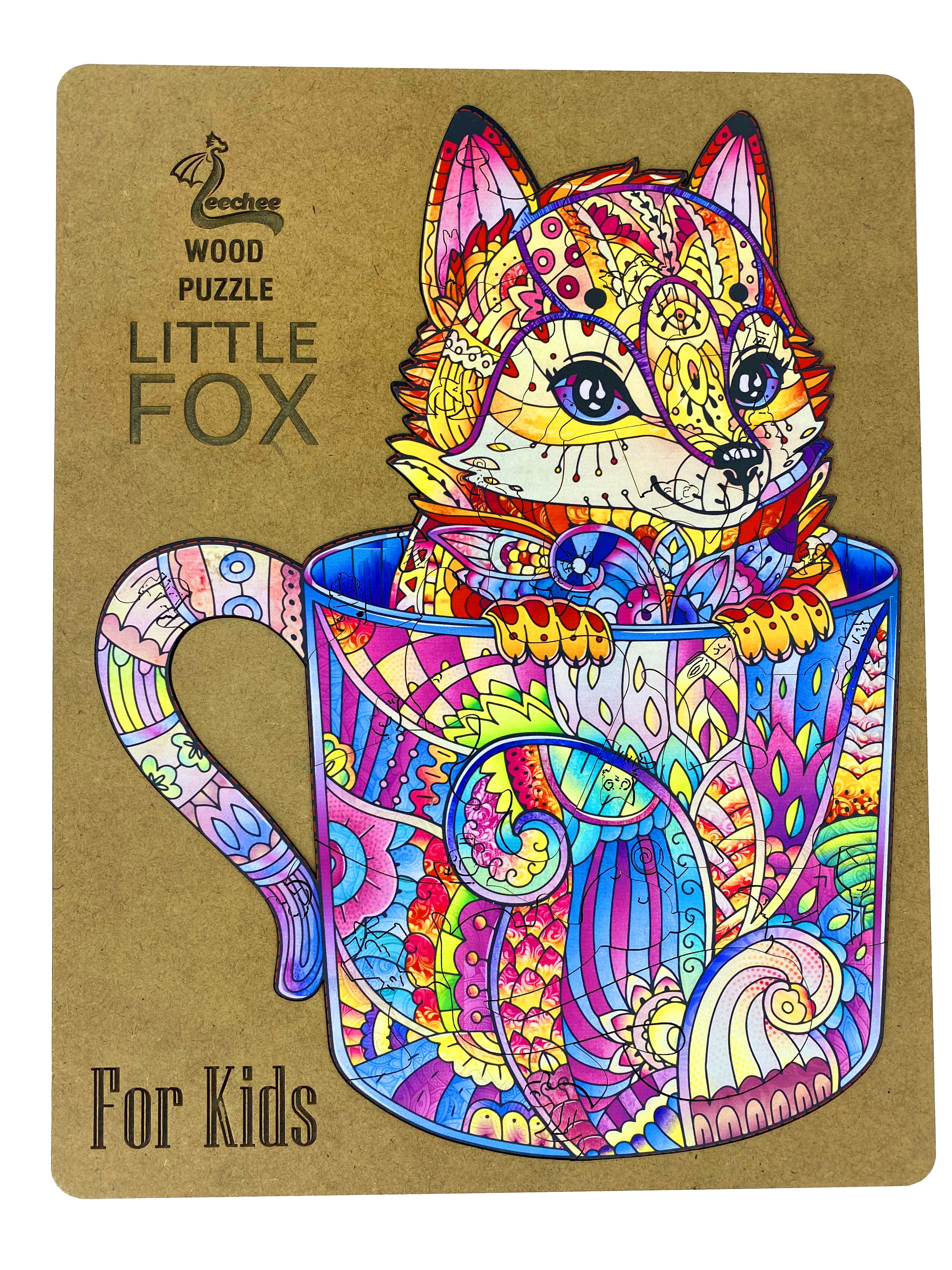 

Деревянный пазл для детей The Little Fox Leechee 27x21 см Разноцветный 000147744