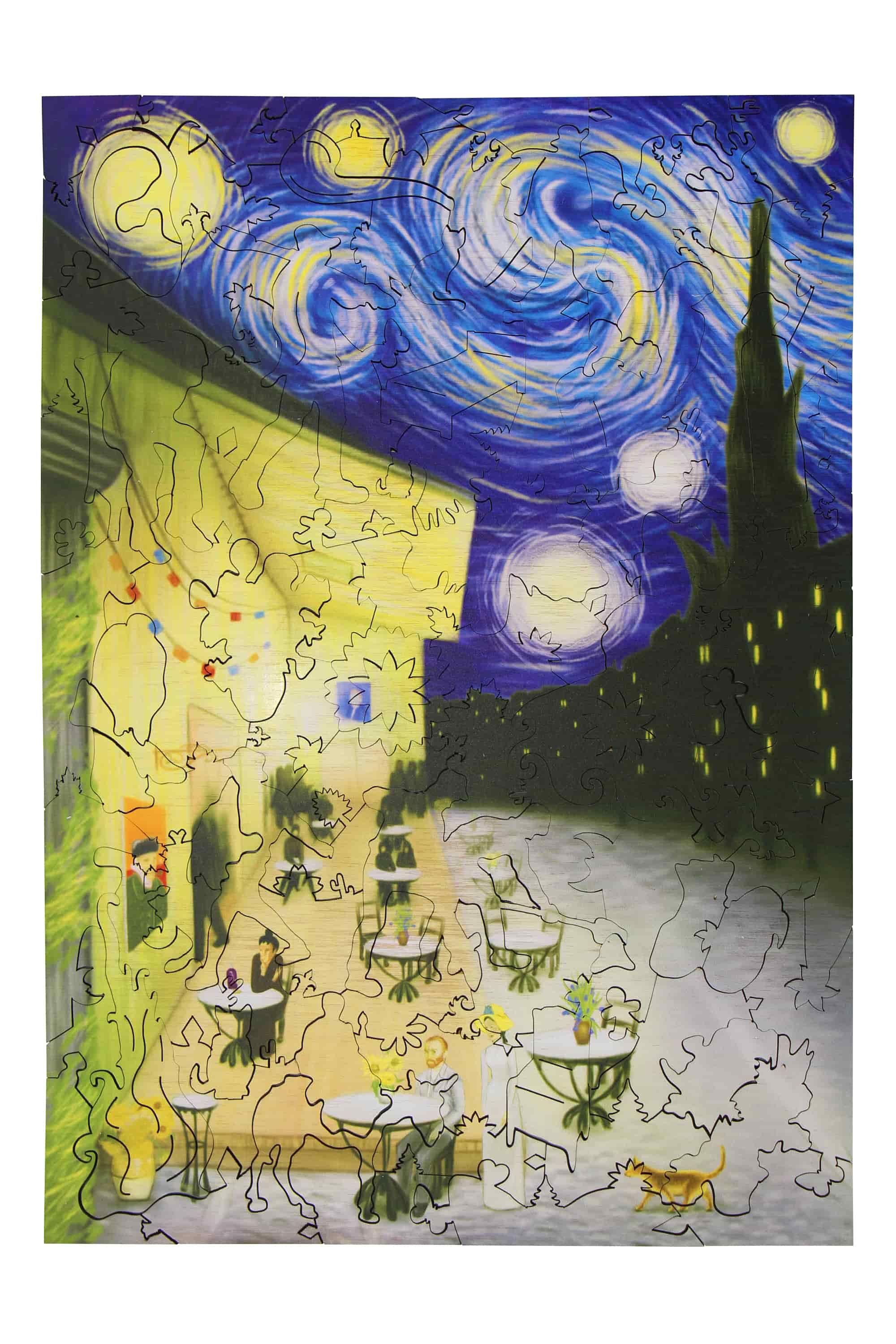 

Деревянный пазл ART Van Gogh Leechee 20x29 см Разноцветный 000147741
