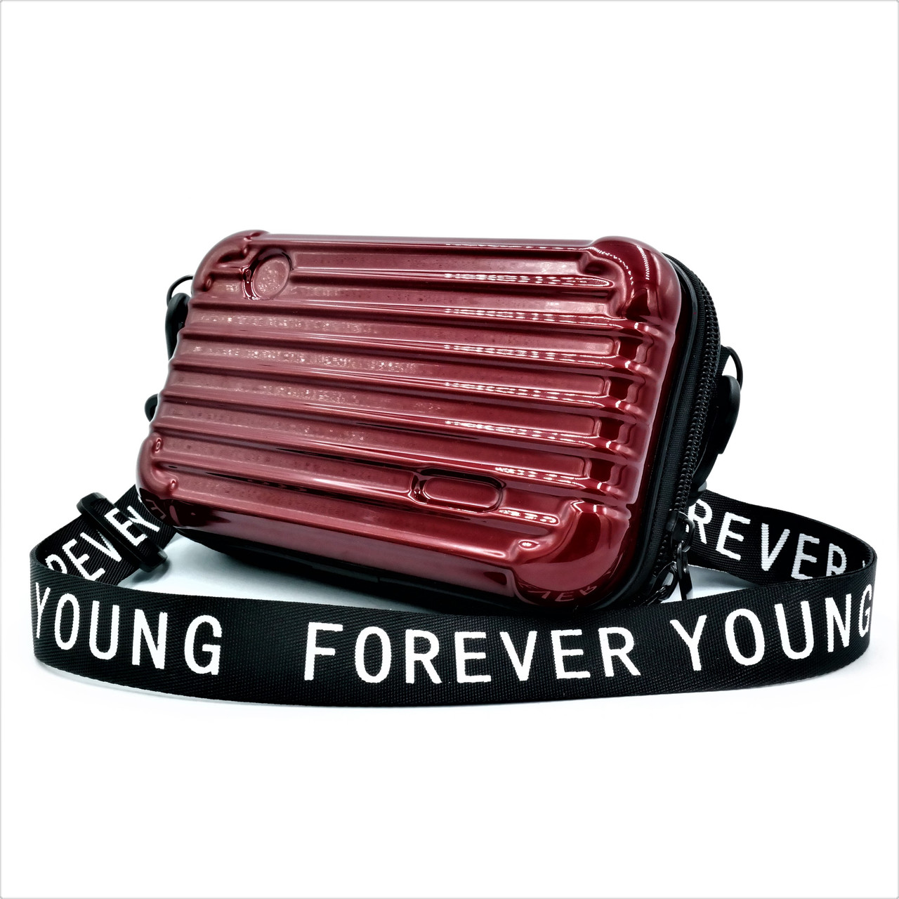 

Женская сумка на плечо Forever young 18х10х6 см Темно-красный 000146881
