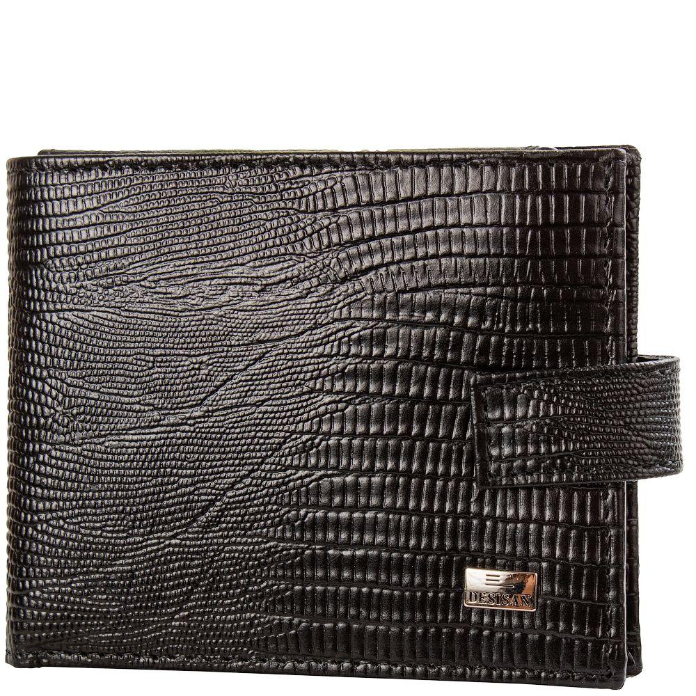 

Мужское кожаное портмоне (SHI041-143) Desisan 12х9,5х2,5 см Черный 000145920