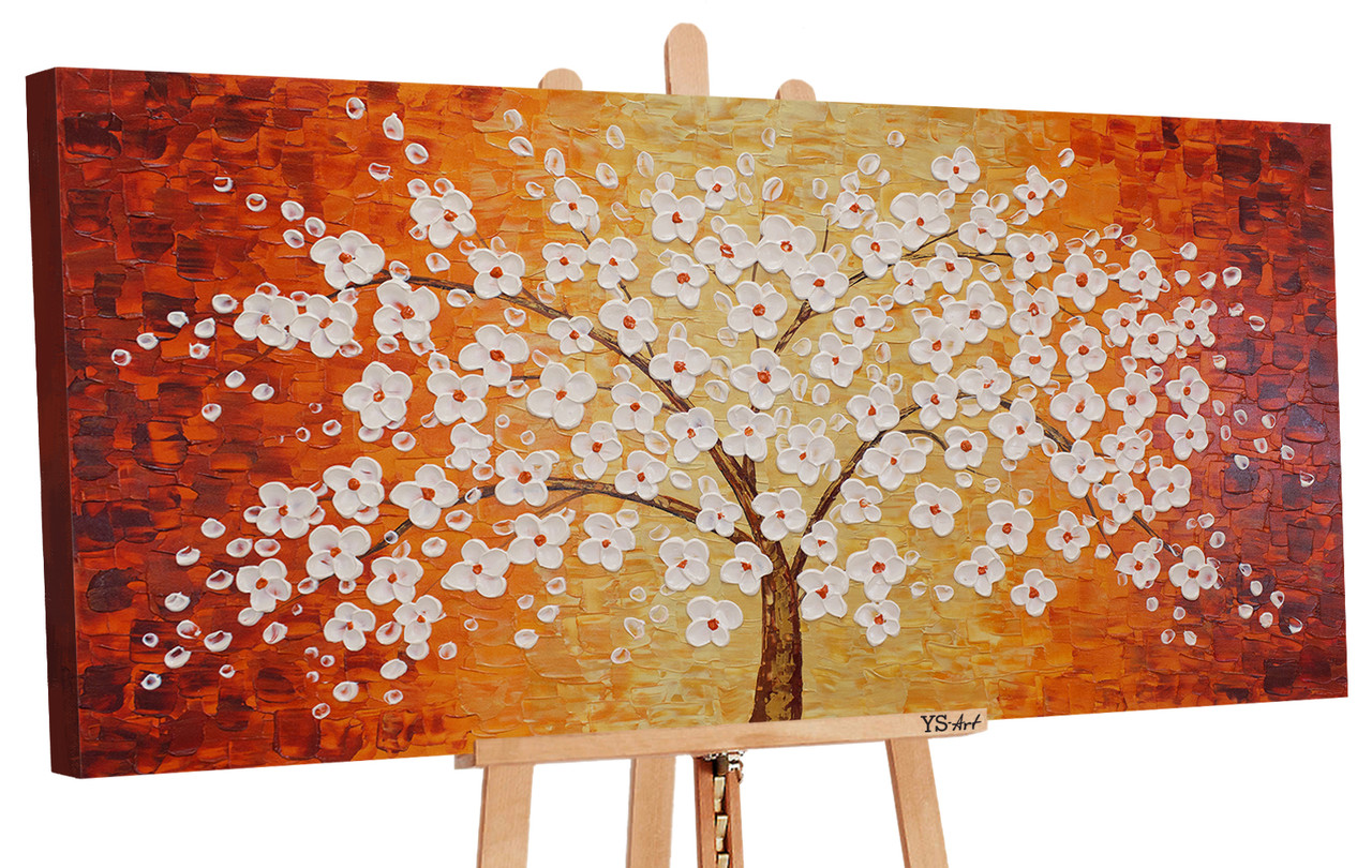 

100% Рисованая картина акриловыми красками на холсте YS-Art 120х60см
