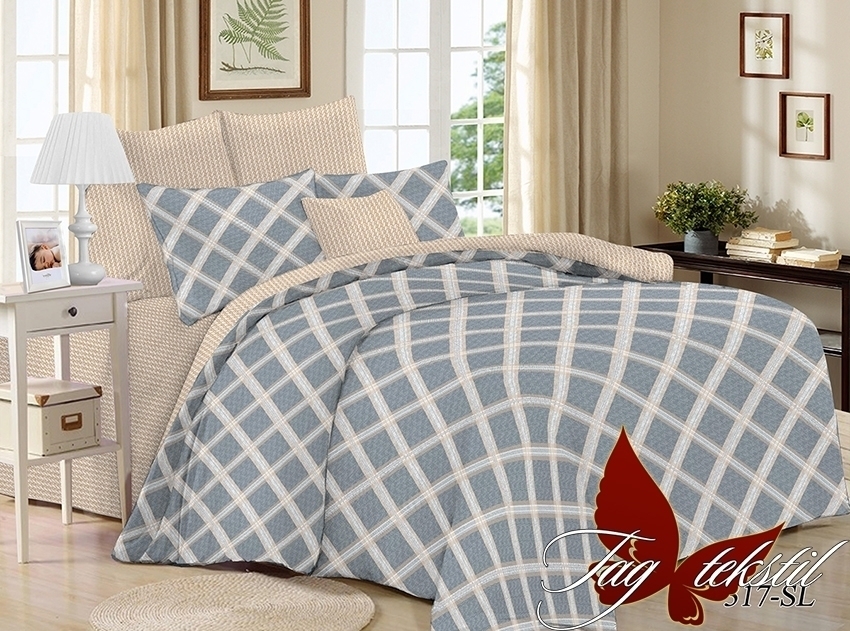 

Постельное белье с компаньоном TAG tekstil King Size 000142465