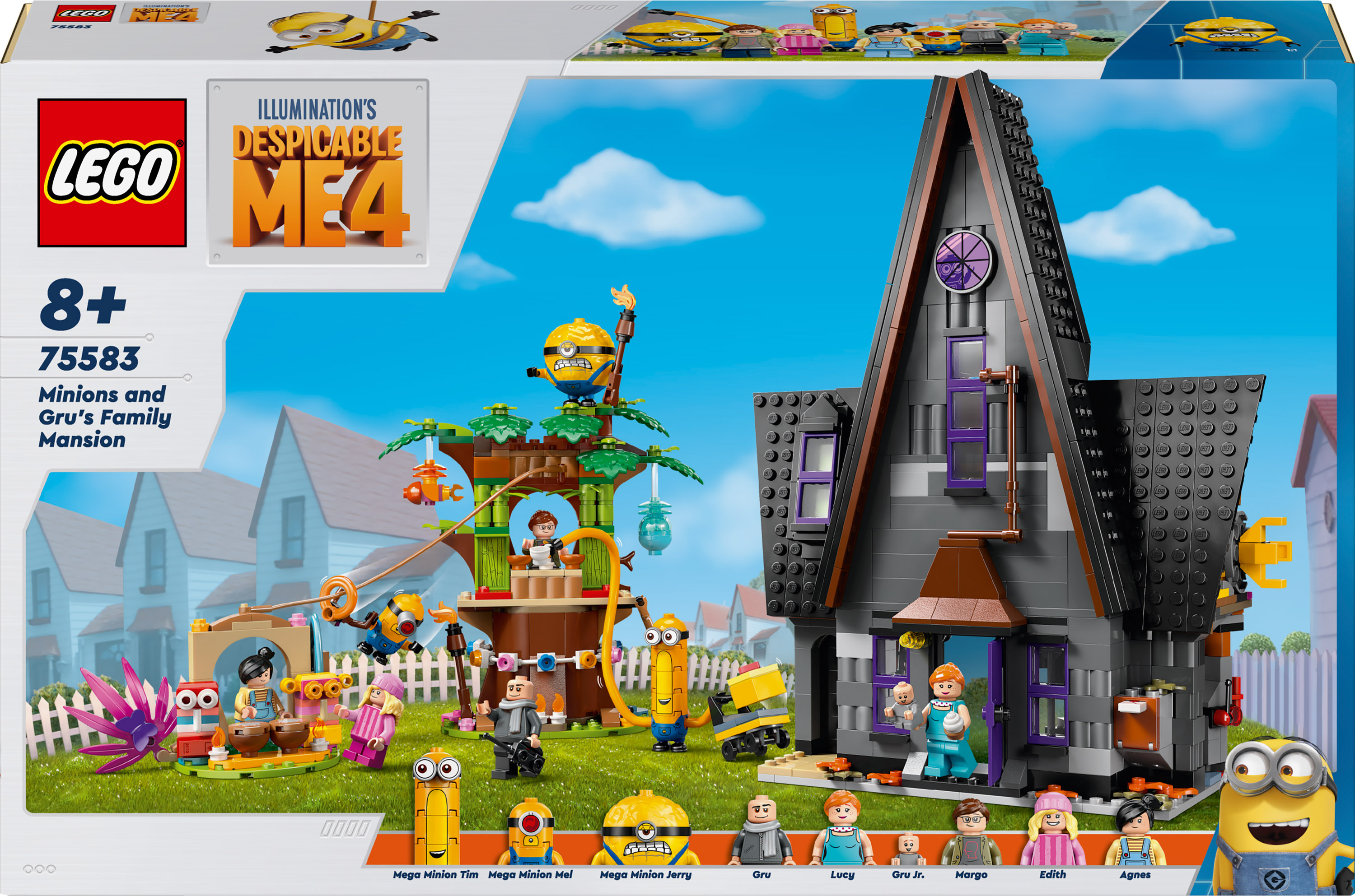 for：トントン様 Конструктор LEGO Despicable Me Родинний маєток Ґру й посіпак 868