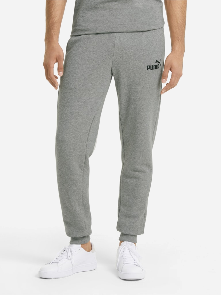 Акція на Спортивні штани чоловічі Puma Ess Slim Pants Tr 58674903 S Темно-сірі від Rozetka