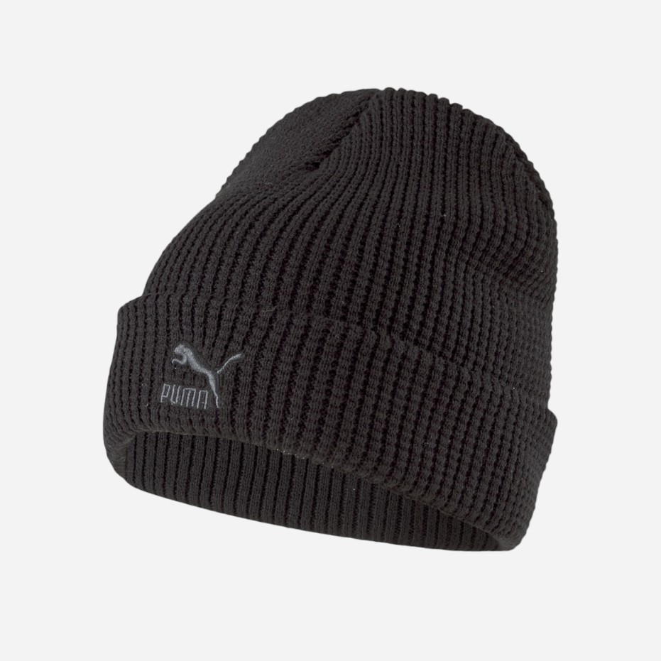 Акція на Шапка біні Puma Archive Mid Fit Beanie 2284806 Чорна від Rozetka