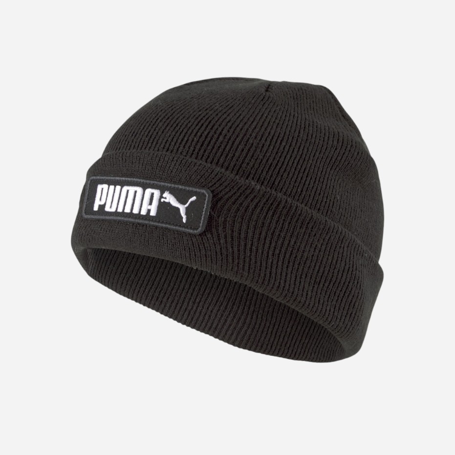 Акція на Шапка біні Puma Classic Cuff Beanie Jr 2346201 Чорна від Rozetka