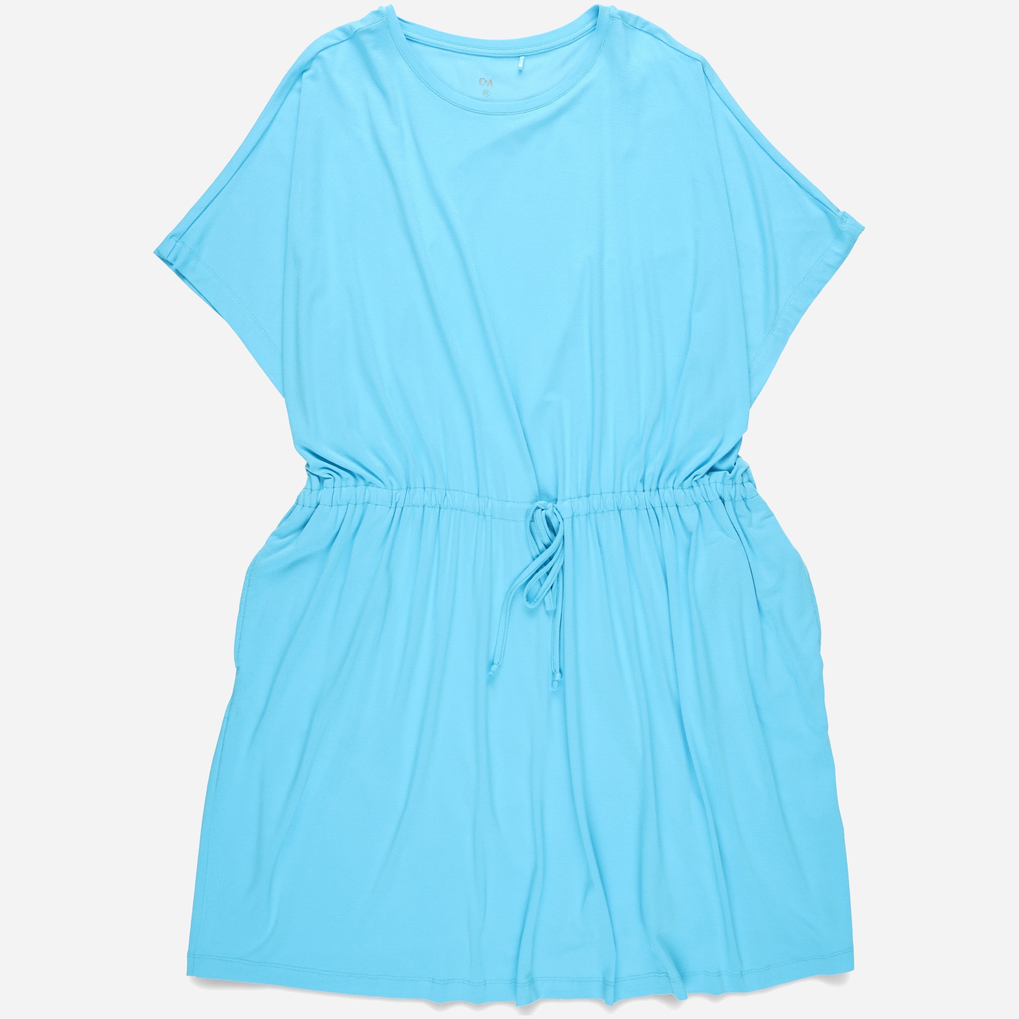 Акція на Сукня-футболка коротка літня жіноча C&A GD-00069722 XS Блакитна від Rozetka
