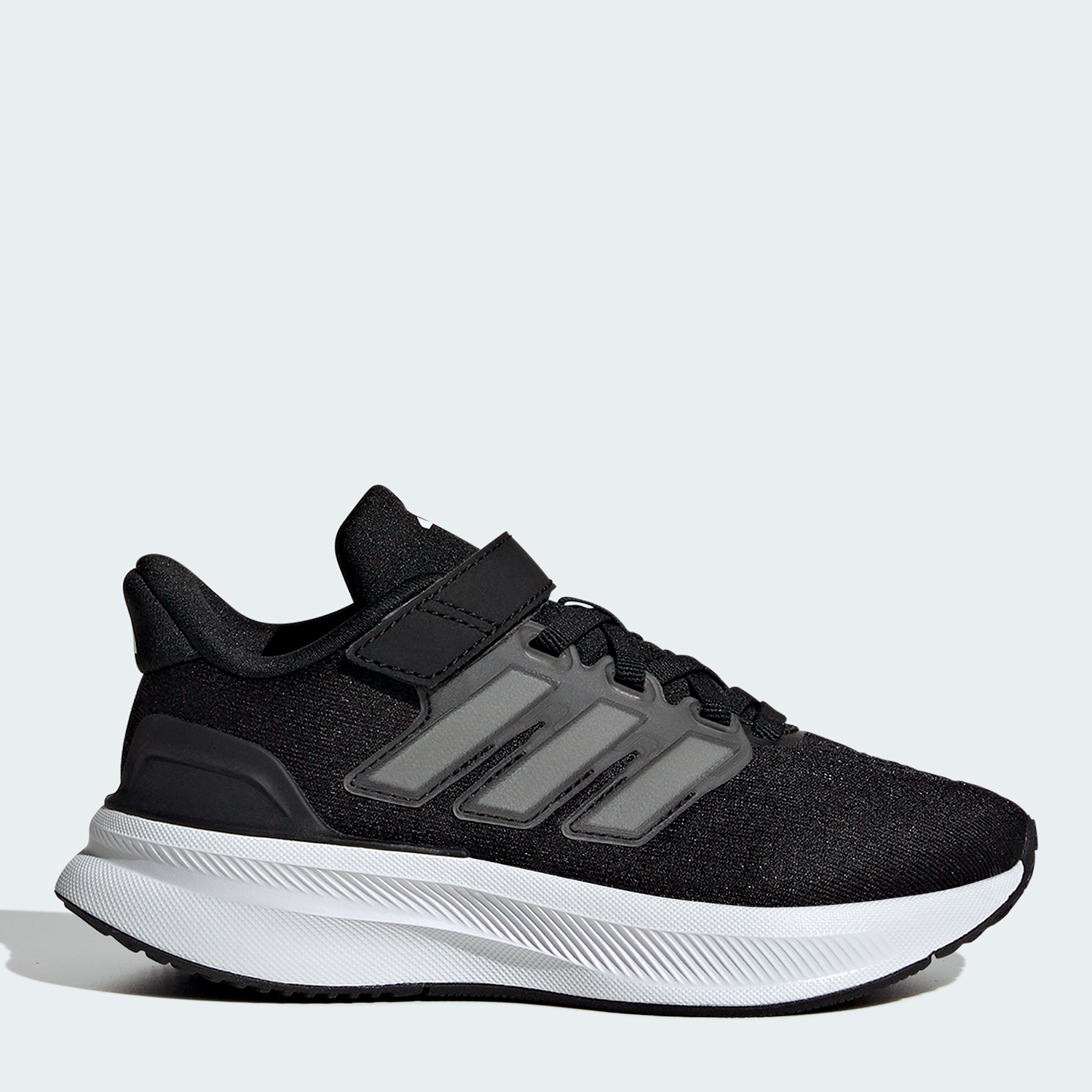 Акція на Дитячі кросівки для хлопчика Adidas Ultrarun 5 El C IF4151 28 Чорні від Rozetka