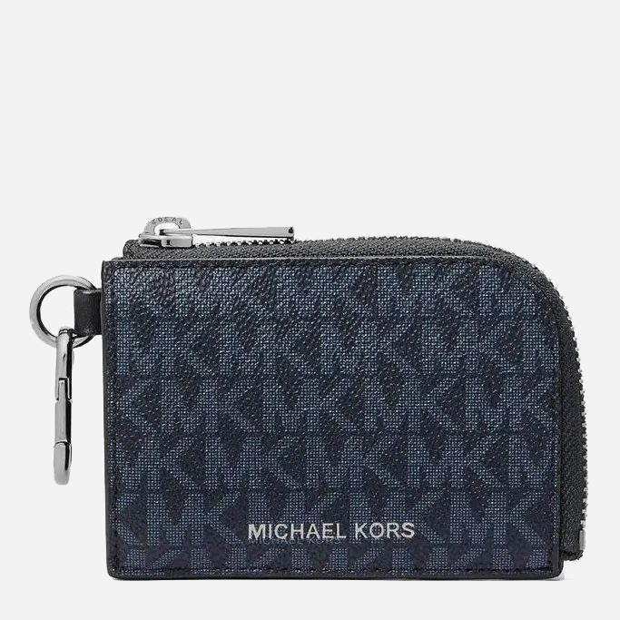 Акція на Гаманець з дармовисом чоловічий зі штучної шкіри Michael Kors 793250025 Синій від Rozetka