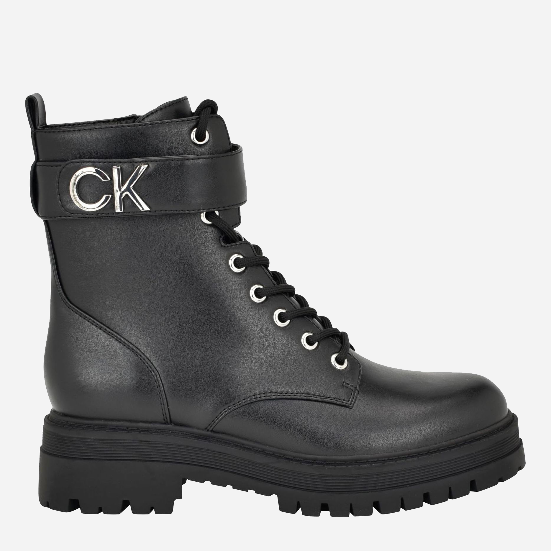 Акція на Жіночі черевики високі Calvin Klein 234232974 36.5 (23.5 см) Чорні від Rozetka