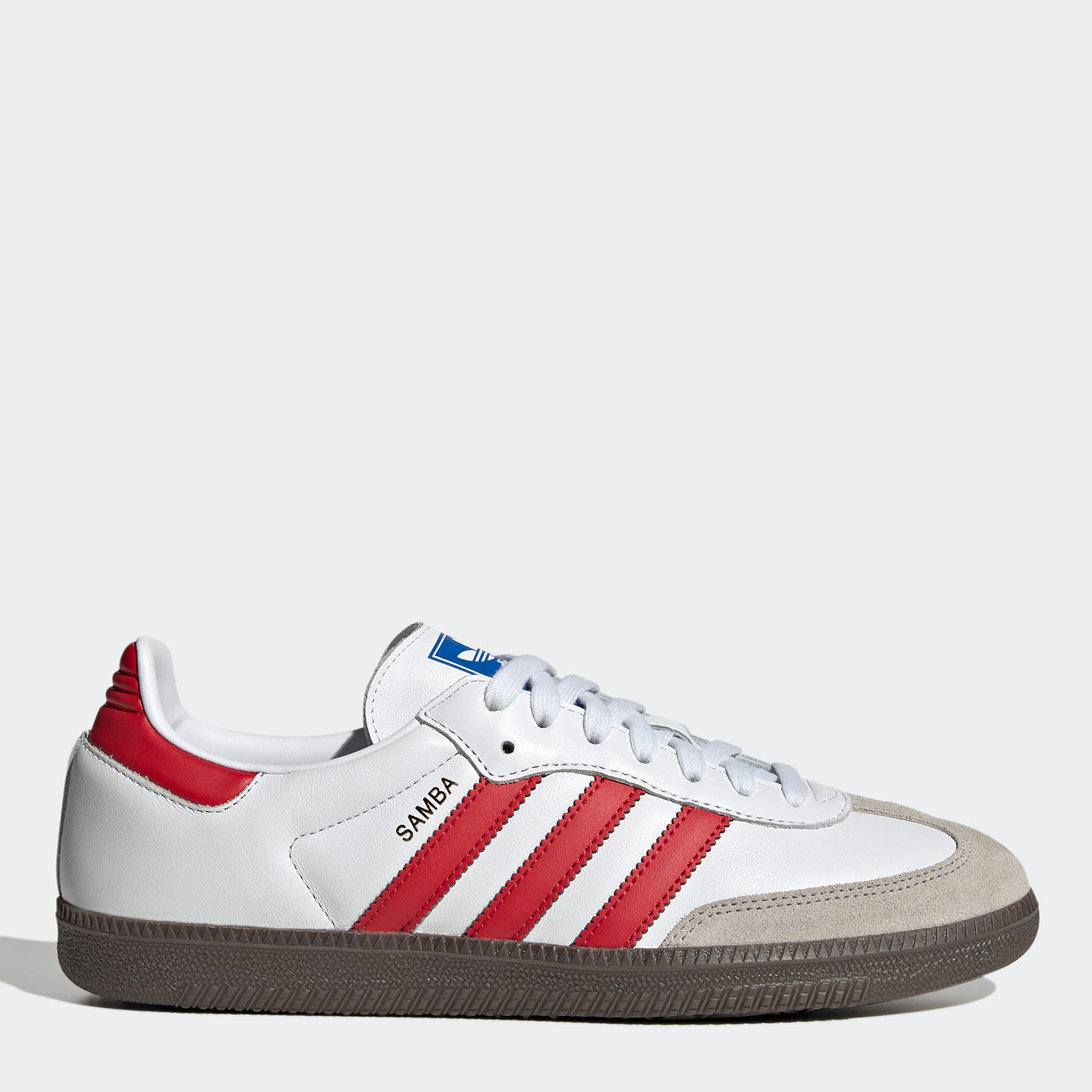 Акція на Чоловічі кеди низькі Adidas Samba Og IG1025 42.5 (8.5UK) 27 см Samba Og Ftwwht/Betsca/Supcol від Rozetka