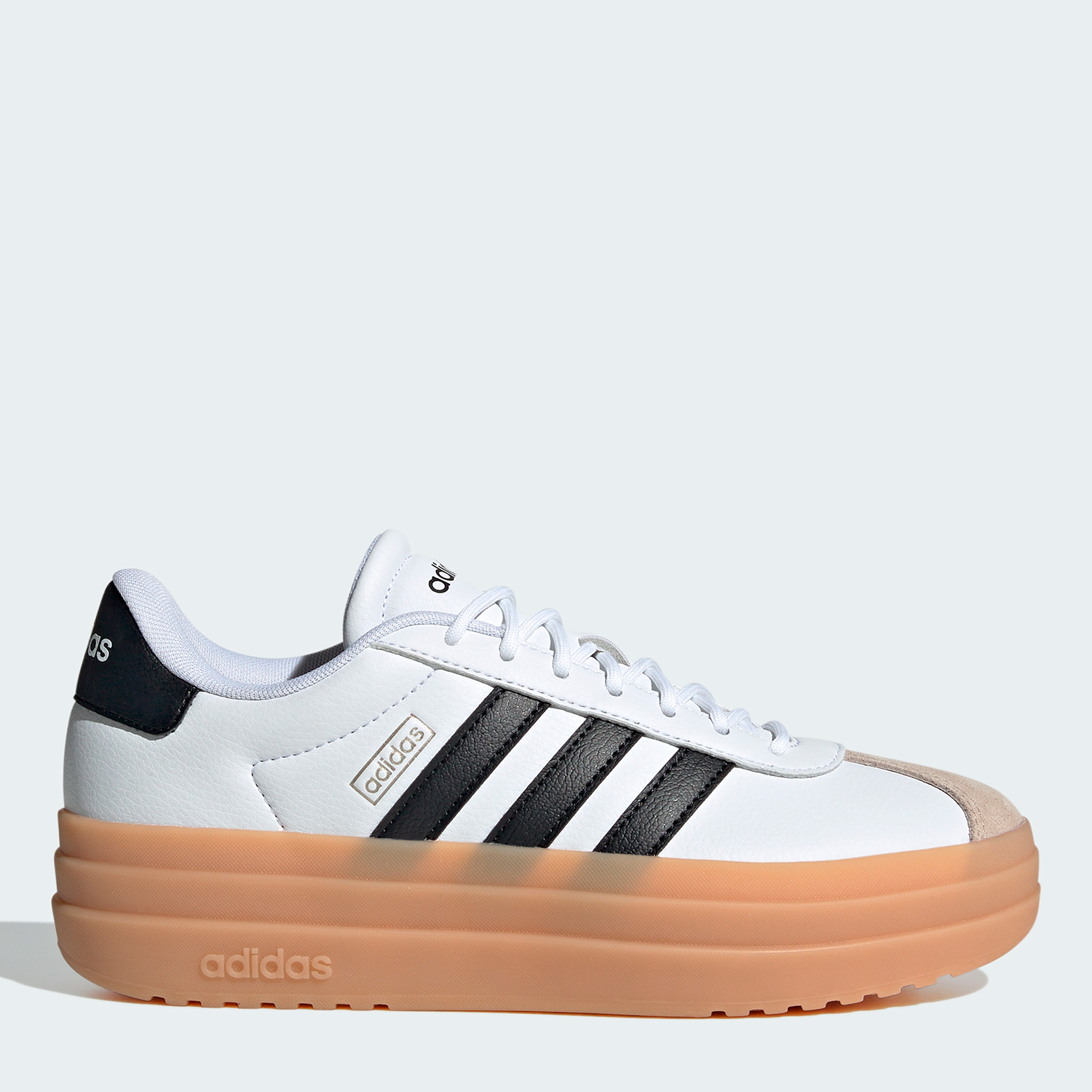 Акція на Жіночі кеди низькі Adidas Vl Court Bold IH3083 39.5 (6UK) 24.5 см Vl Court Bold Ftwwht/Cblack/Wonbei від Rozetka