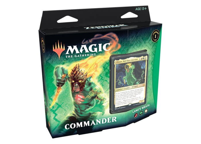 

Настольная игра Wizards of the Coast Magic The Gathering. Расцвет Зендикара. Командир: Гнев земли (MTG. Zendikar Rising Commander: Land's Wrath) (C75320001)