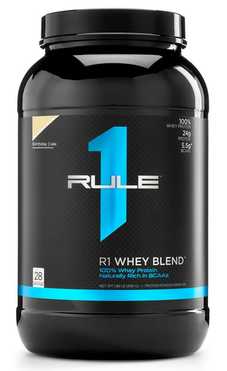 

Комплексный протеин Rule 1 Whey Blend - 920 г - Праздничный торт
