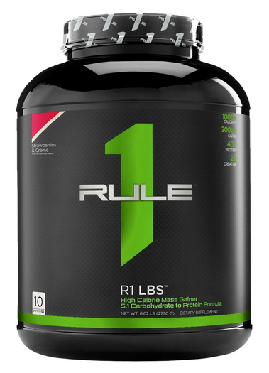 

Гейнеры Rule 1 LBS - 2726 г - Клубника и крем