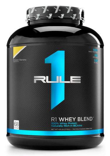 

Комплексный протеин Rule 1 Whey Blend - 2236 г - Банан
