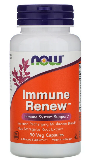 

Добавки для иммунитета NOW Foods Immune Renew - 90 веган капс