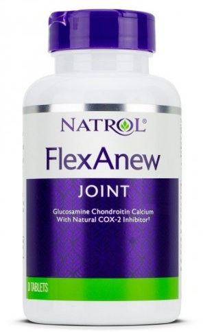 

Глюкозамин и Хондроитин Natrol FlexAnew (glucosamine-chondroitin-calcium) - 120 таб