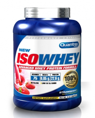 

Сывороточный изолят Quamtrax Iso Whey 2,3 кг - клубника