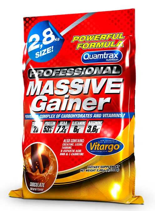 

Гейнеры Quamtrax Professional Massive Gainer - 2,8 кг