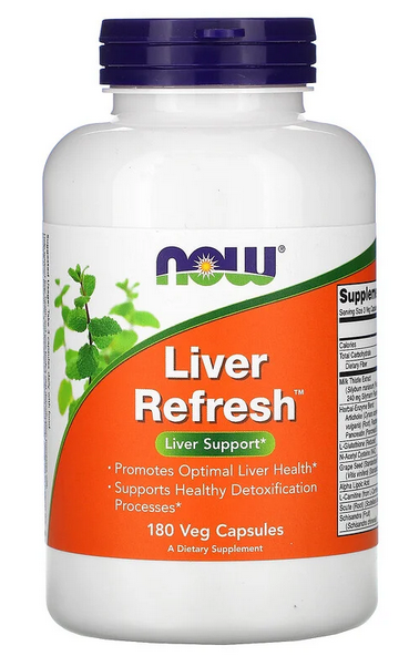 

Добавки для активного долголетия NOW Foods Liver Refresh - 180 капс