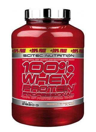 

Сывороточный протеин Scitec Nutrition 100% Whey Protein Prof 2820 г - ваниль