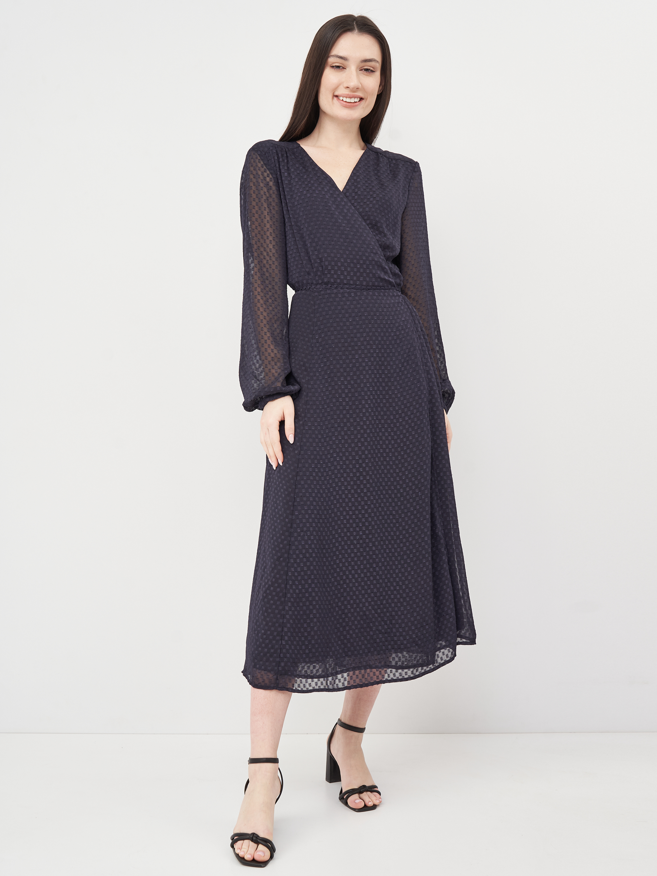

Платье H&M KK5461636 44 Темно-синее