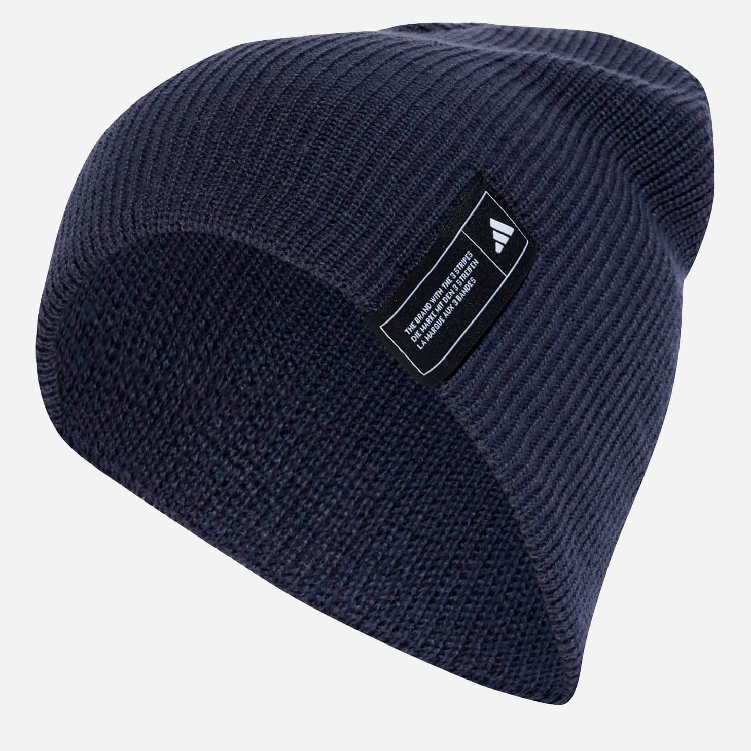 Акція на Шапка Adidas Ess Beanie IY5258 58 Синя від Rozetka