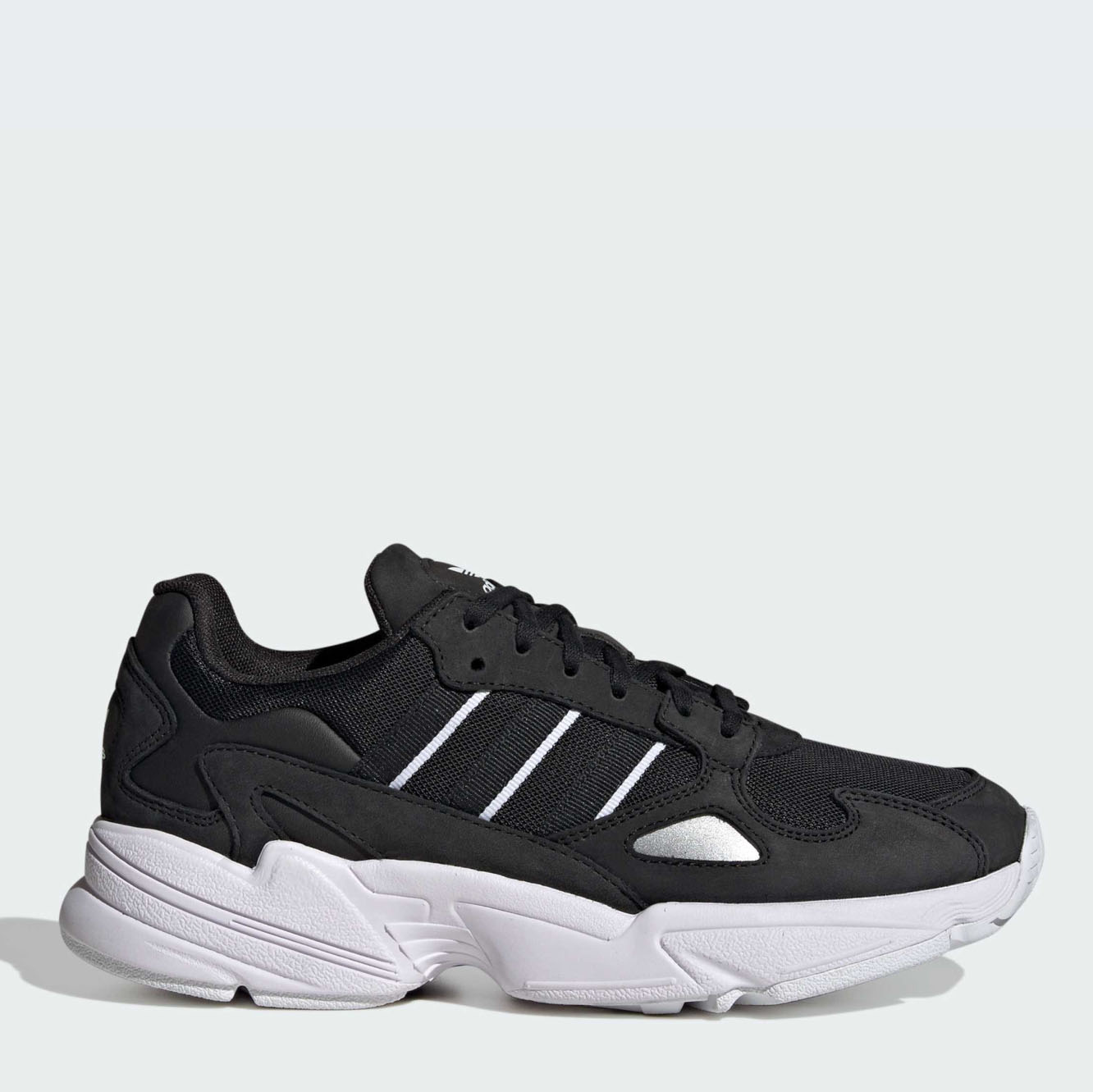 Акція на Жіночі кросівки Adidas Falcon W IG8301 38 (5UK) 23.5 см Cblack/Cblack/Ftwwht від Rozetka