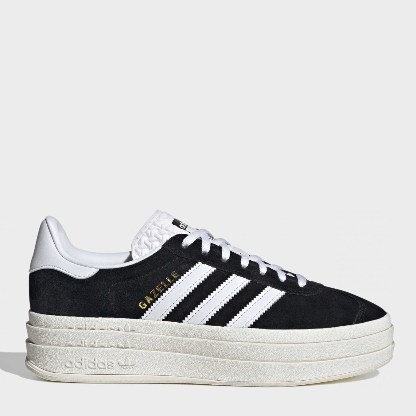 Акція на Жіночі кеди низькі Adidas Gazelle Bold W HQ6912 36 (3.5UK) 22.2 см Cblack/Ftwwht/Cwhite від Rozetka