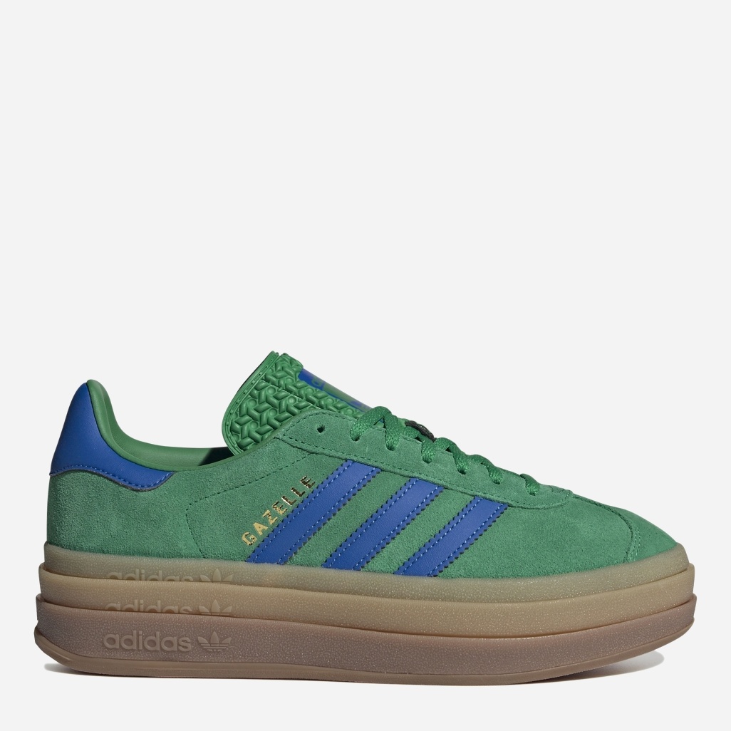 Акція на Жіночі кеди низькі Adidas Gazelle Bold W IE1370 37.5 (4.5UK) 23 см Green/Supcol/Green від Rozetka