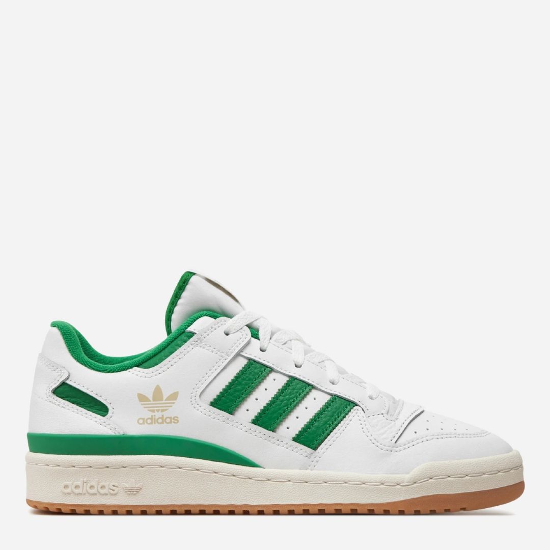 Акція на Чоловічі кеди низькі Adidas Forum Low Cl IH7820 40.5 (7UK) 25.5 см Ftwwht/Green/Clowhi від Rozetka