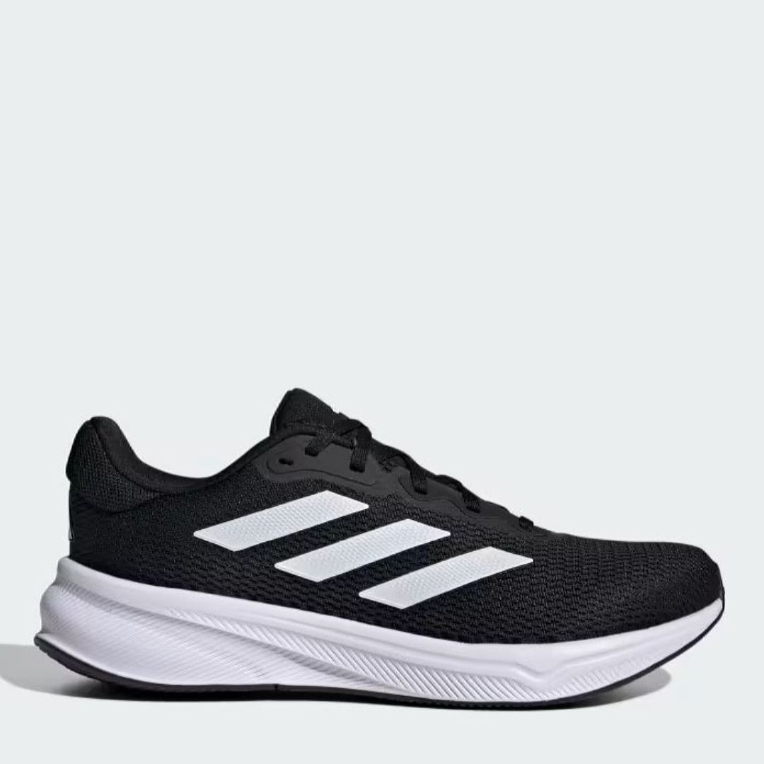 Акція на Чоловічі кросівки для бігу Adidas Response IH6007 41.5 (7.5UK) 26 см Cblack/Ftwwht/Cblack від Rozetka