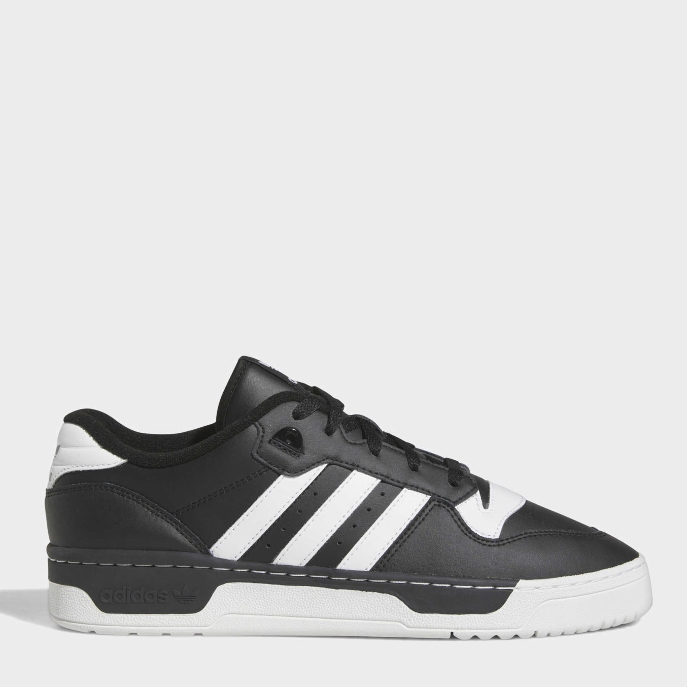 Акція на Чоловічі кеди низькі Adidas Rivalry Low FZ6327 43.5 (9UK) 27.5 см Cblack/Ftwwht/Cblack від Rozetka