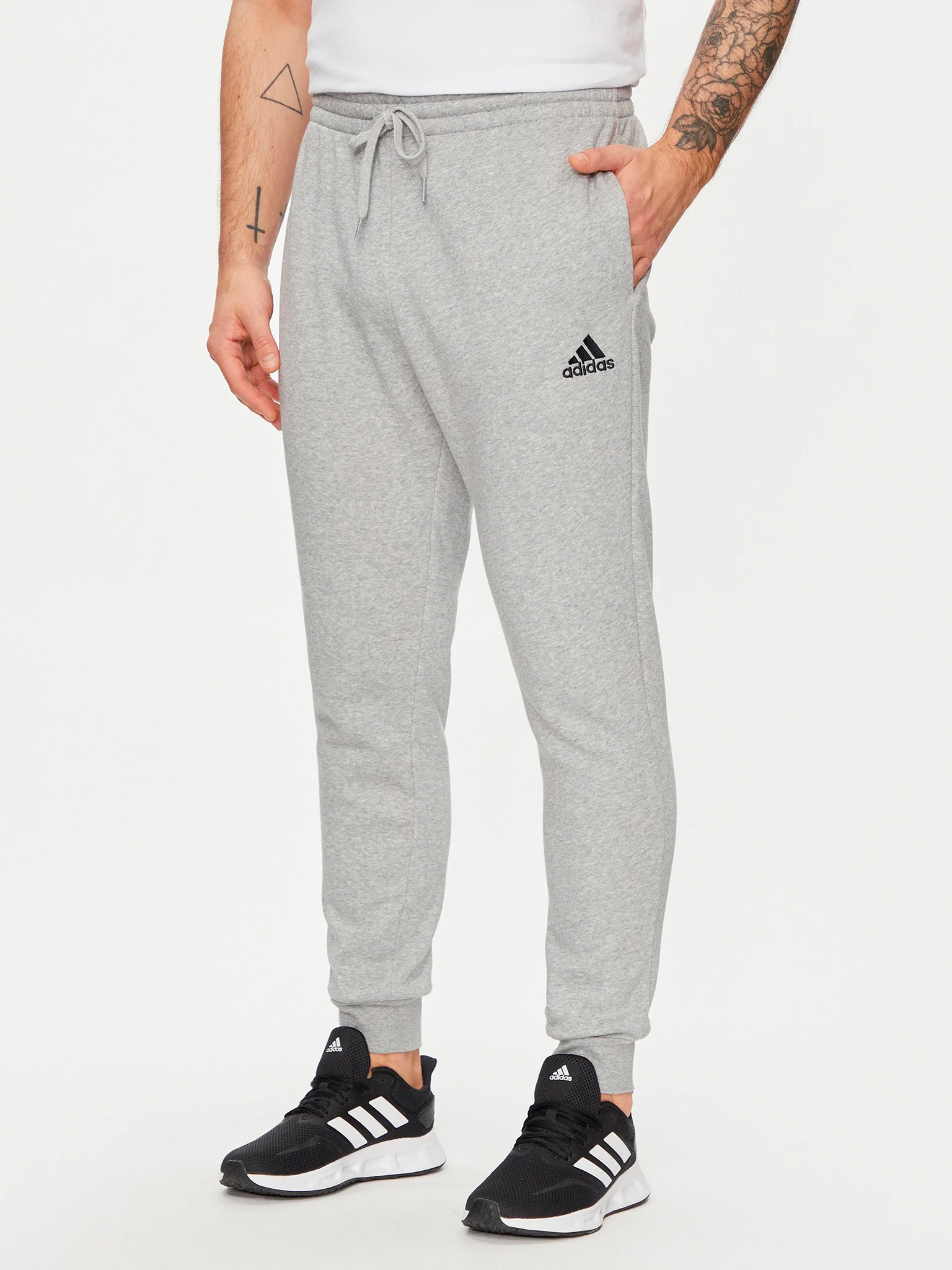 Акція на Спортивні штани утеплені чоловічі Adidas M Feelcozy Pant HL2230 2XL Сірі від Rozetka