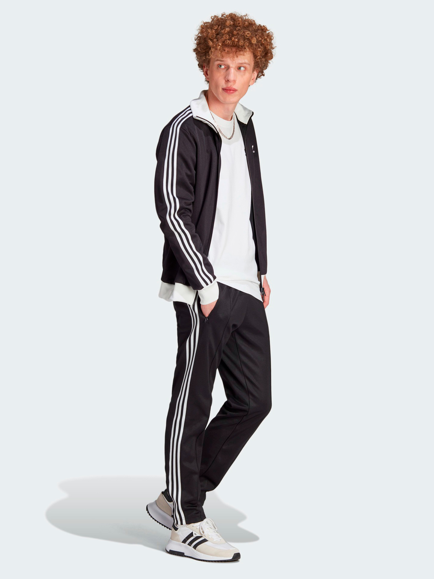 Акція на Спортивні штани чоловічі Adidas Originals Classic Tp II5764 3XL Чорні від Rozetka