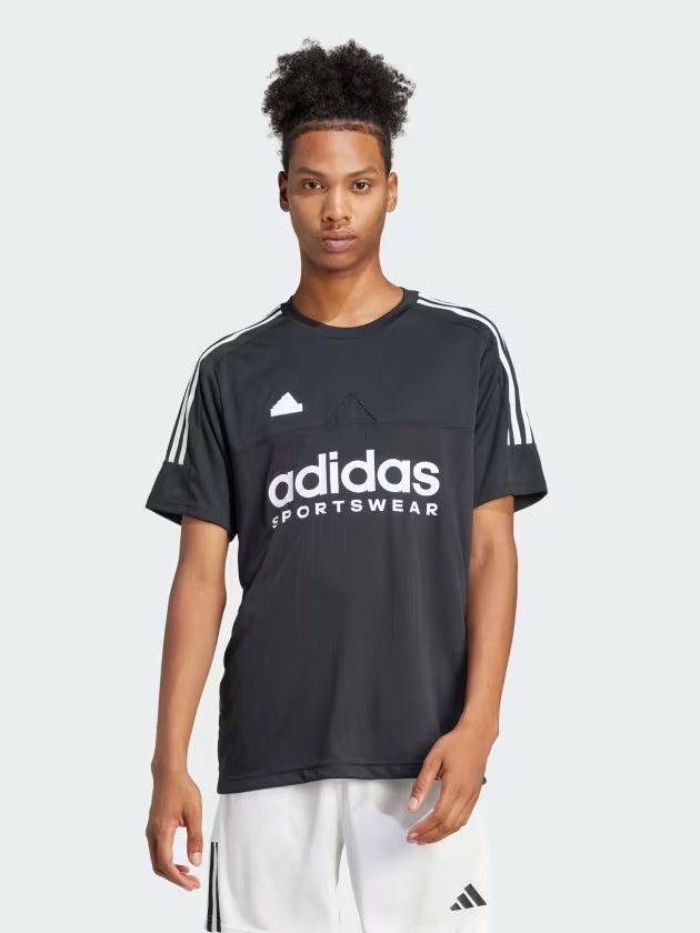 Акція на Футболка чоловіча Adidas M Tiro Tee Q1 IP3779 XS Чорна від Rozetka