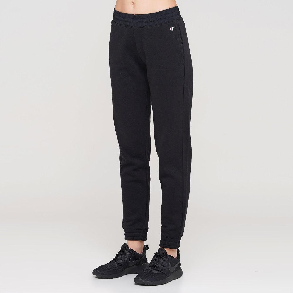 

Женские спортивные штаны Champion Elastic Cuff Pants Черный 42 (cha113253-NBK)