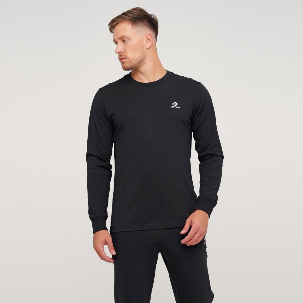 

Мужской лонгслив Converse Foundation Ls Tee Черный 42 (con10019927-001)