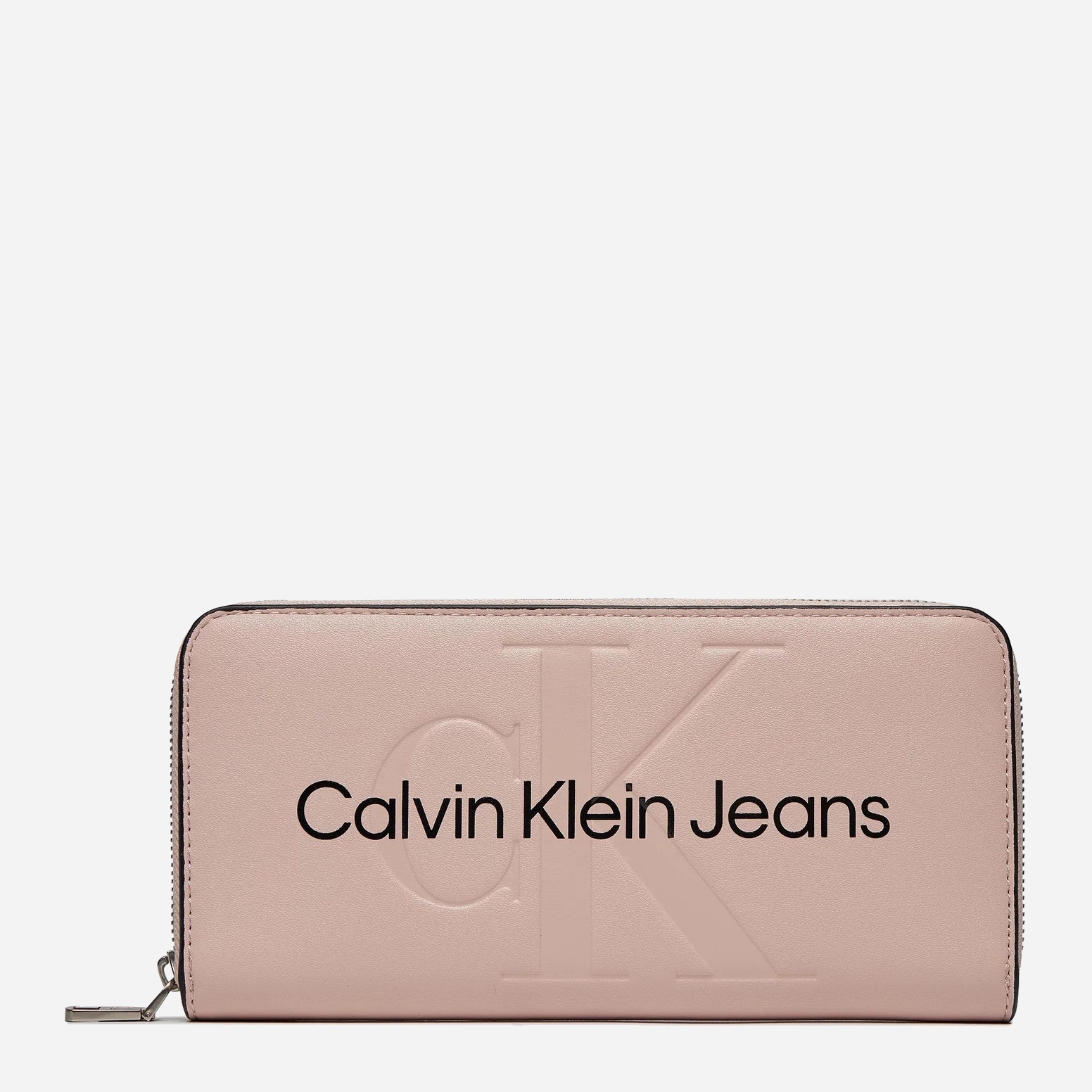 Акція на Гаманець жіночий зі штучної шкіри Calvin Klein Jeans K60K607634-TFT Рожевий від Rozetka