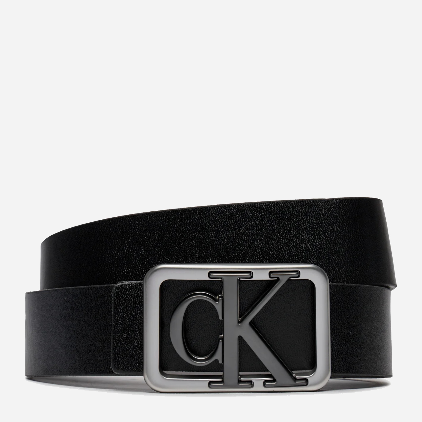 Акція на Ремінь чоловічий з натуральної шкіри Calvin Klein K50K511519-0GS 125 см Чорний від Rozetka