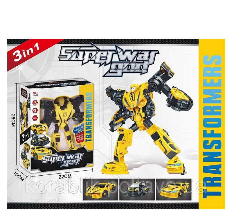 

Игрушка для мальчика трансформер-автобот Бамблби / Transformer Bumblebee