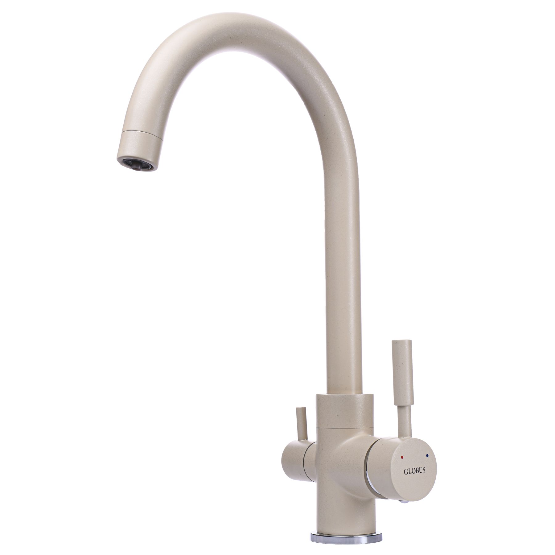 

Смеситель для кухни с подключением к фильтру Globus Lux GLLR-0333-4-COLORADO песочный